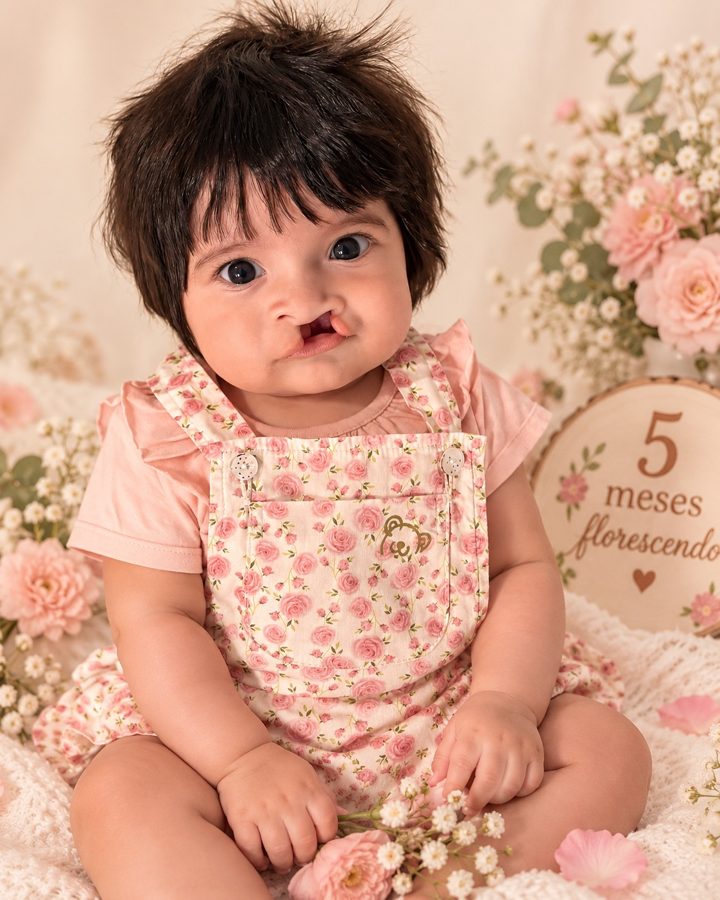 Eulália aos 5 meses